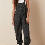 Women's Drape Baggy Cargo Overalls
