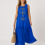 Dragonfly - Sleeveless Maxi Dress