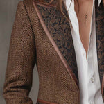 Consuelo ⎸ Blazer con Paneles en Espiga