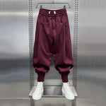 Solid Color Loose Casual Harem Pants
