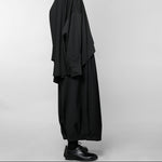 Japanese Style Wide-leg Casual Nine-point Pants