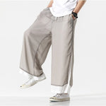 Double-layered Wide-leg Loose Trousers