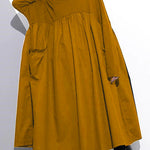 Elegant Cinched o neck Cotton clothes For Women Tutorials Purple  Dresses