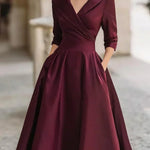 Karen | Elegant Satin Dress