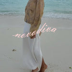Bohemian Style Ibiza Embroidered Wide-sleeved Shirt
