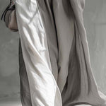 Stylish Color-blocked Round Neck Sleeveless Casual Pocket Loose Maxi Dress
