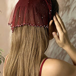 Breathable Red Semi-coverage Headband