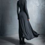 Fiora ❘ Long dress with side knot