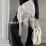 Isla Multi-Way Fringe Scarf
