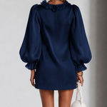 Thea | Ruffled Puff-Sleeve Mini Dress