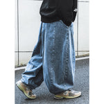 Japanese Retro Wide-leg Loose Denim Harem Pants