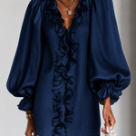 Annabel | Ruffled Puff-Sleeve Mini Dress