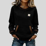 Noelle | Crew Neck Color-Block Sweatshirt