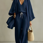 Isabelle | Casual 3-Piece Linen Loungewear Set