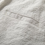 Textured Japanese Style Lapel Polo Shirt
