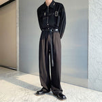 Loose Drape Wide-leg Pants