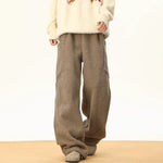Polar Fleece Multi-pocket Thickened Sweatpants