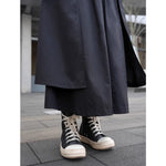 Dark layered pocket skirt