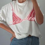 Fashionable Printed Loose Crew Neck Short Sleeve Casual T-Shirt