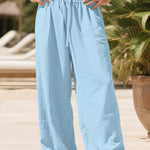 KZZ Men's Retro Summer Casual Trousers