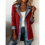 Sabrina™ | Denim Trim Casual Jacket
