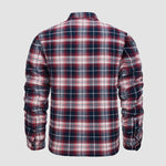 Douglas™ | Quilt-Lined Plaid Flannel Bomber Jacket