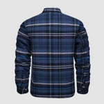 Douglas™ | Quilt-Lined Plaid Flannel Bomber Jacket