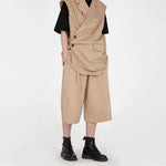 Sleeveless Suit Vest Top