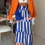 Chic Day Button Up Feather Trim Long Sleeve Pocketed Lapel Blazer