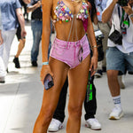 Holiday Colorful Candy Pendant Body Chain