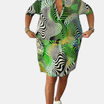 Jessica™ | Colorful V-neck Dress