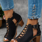 Aubrey™ | Elegant Wedge Sandals