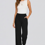 Sophie Wallace | High-Waisted Wide-Leg Trousers For Women