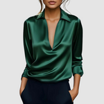 Astrid | Elegant Satin Blouse