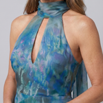 Juniper | Keyhole Halter Sleeveless Maxi Dress