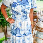 Brooke Thompson | Classic Toile Maxi Dress For Women