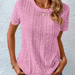 Zeagoo Women's Casual Loose Fit Short Sleeve T-shirts Blouse