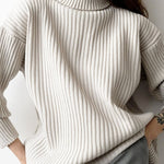 Zeagoo Women's Casual Two Pieces Sets Turtleneck Sweater and Midi Skirt Suits