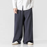 Linen Casual Loose Sports Wide-leg Pants