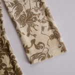 Stylish And Elegant Champagne-colored Velvet Printed Shirt