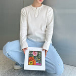 Cotton Half-open Collar Three-button Bottoming Shirt