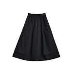 Dark layered pocket skirt