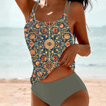 Georgia | Flower Print Tankini