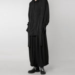 Japanese Style Wide-leg Casual Nine-point Pants