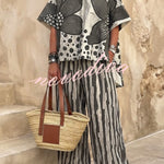 Floral Print Casual Two-Piece Pant Set