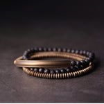 Retro Multi-layer Volcanic Stone Bracelet