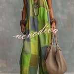 Maya Boho Chic Patchwork Jumpsuit
