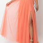 Tia | Deep V Strap Pleated Maxi Dress