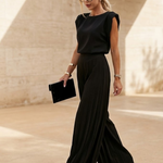 Bianca Moretti | Elegant Pleated Jumpsuit For Women