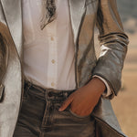 Modern And Cool Silver Suit Blazer